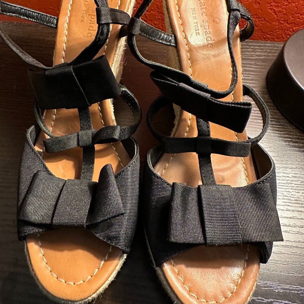 Kate Spade Ribbon Espadrilles - Size 8